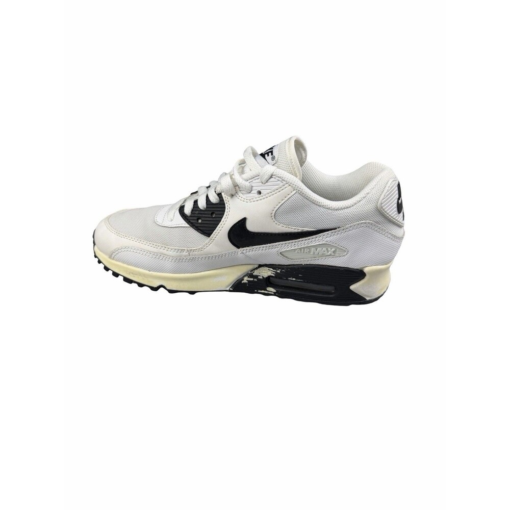 Nike Air Max 90 Essential White Black 616730-110 Women's Size 9 Sneakers Shoes - Picture 4 of 9